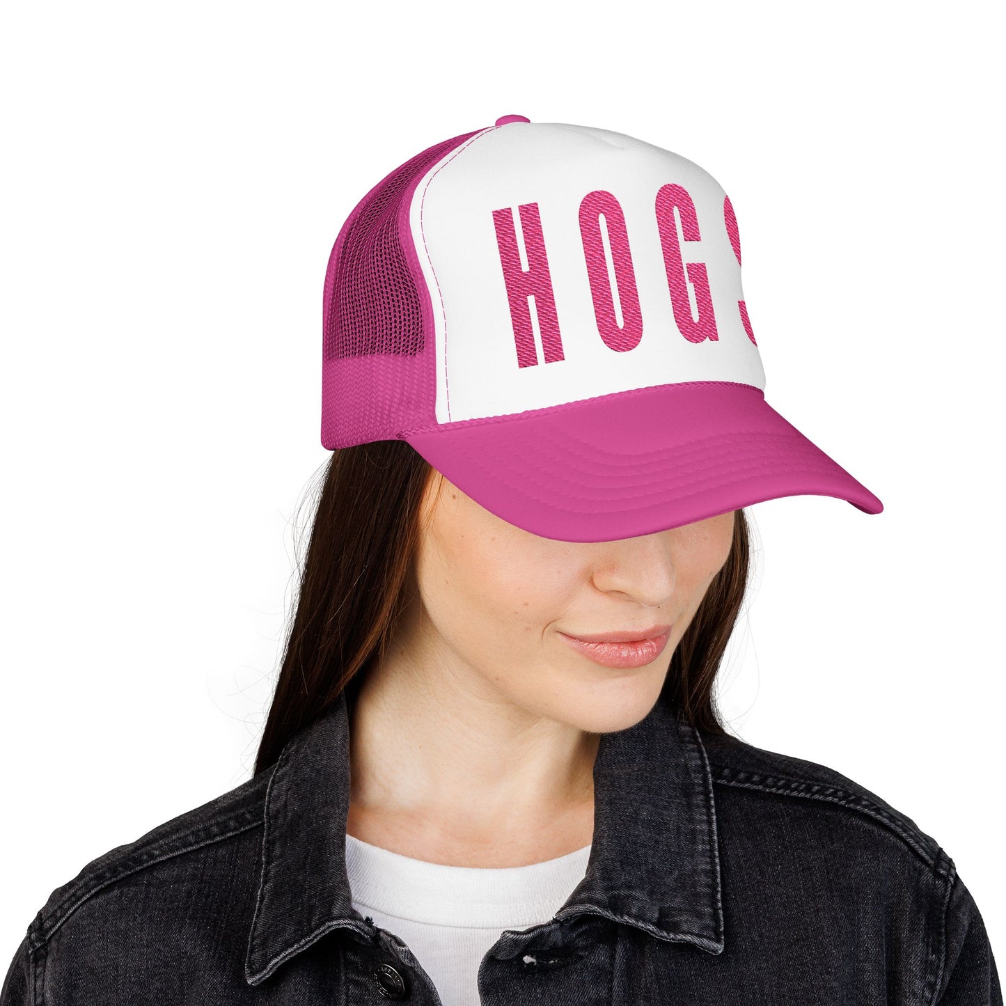 Pink Call 'Em Foam Trucker Hat