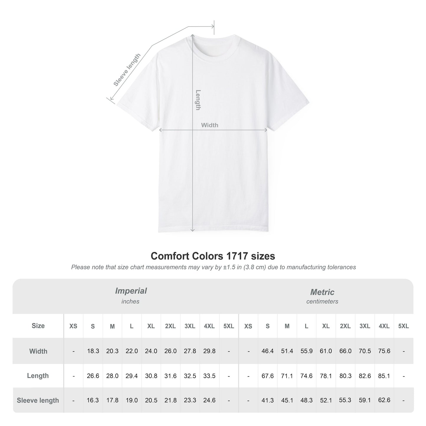 Call 'Em Comfort Colors Tee