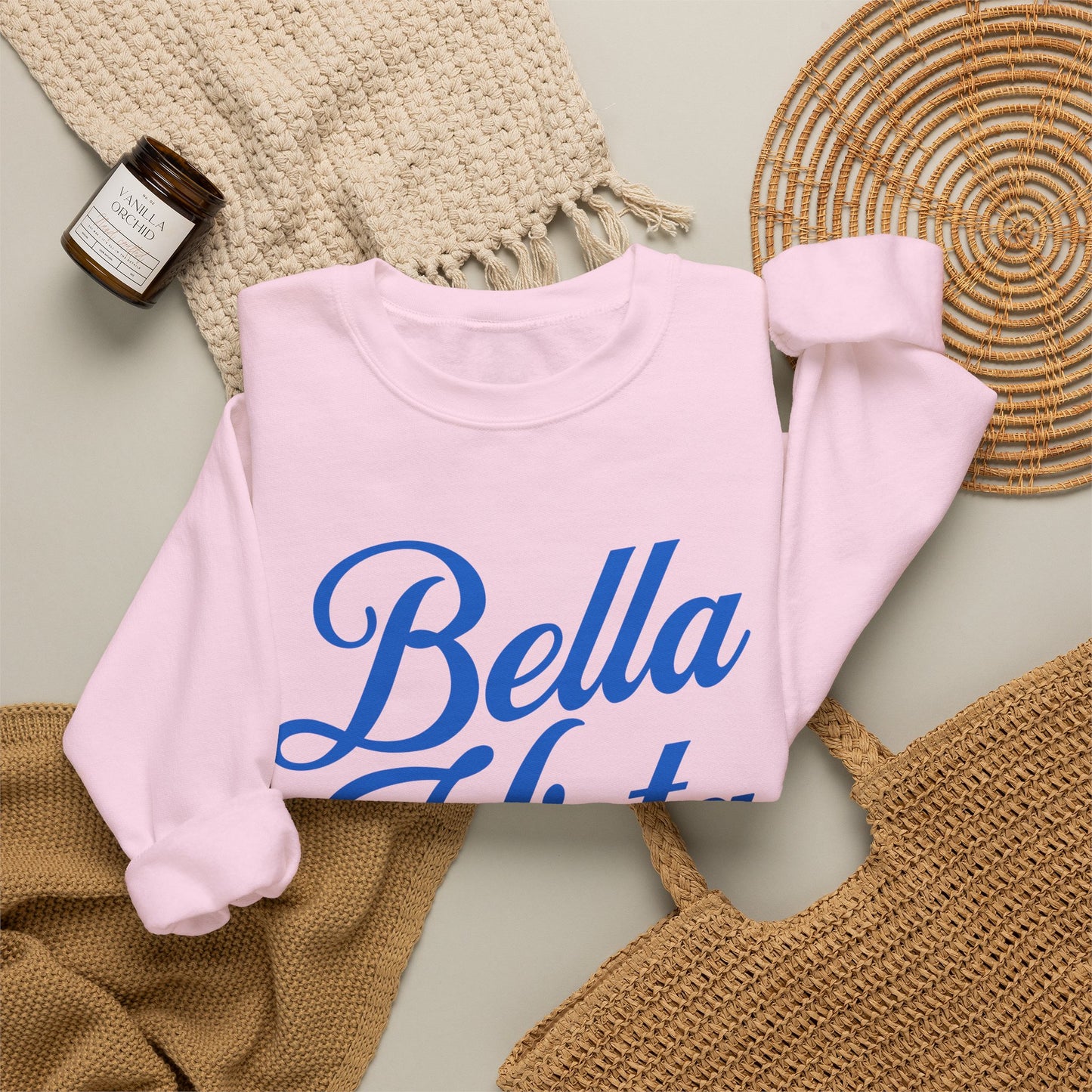 Bella Vista Blue Crewneck Sweatshirt