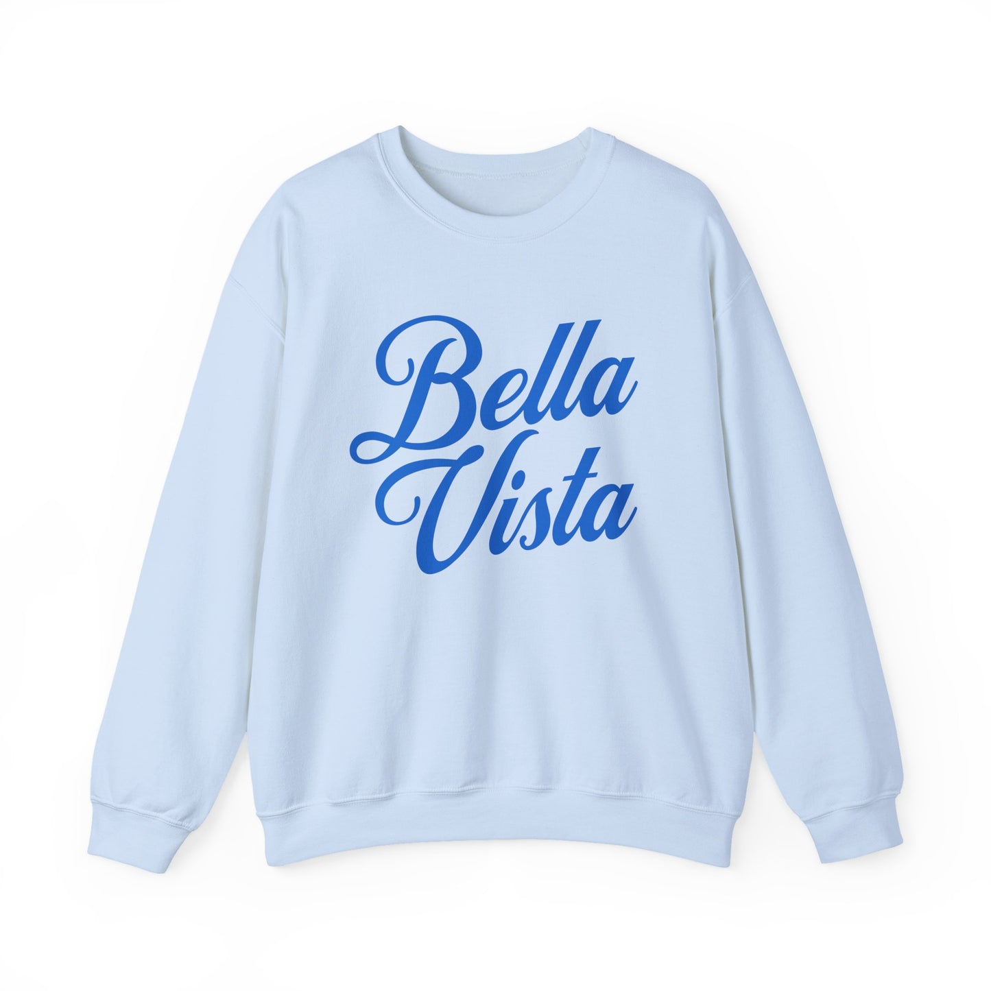 Bella Vista Blue Crewneck Sweatshirt