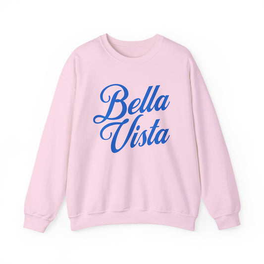 Bella Vista Blue Crewneck Sweatshirt